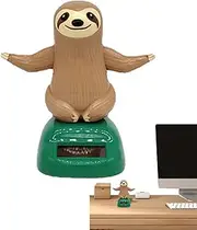 Solar Powered Sloth for Car Bobblehead - Swinging Animal Swinging Funny Dashboard Swing | Sloth for Solar-Powered Hand Shaking Doll with Smooth , Decor