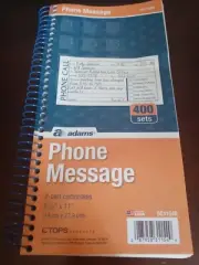 Phone Message 2 Part Carbonless 5 1/2" X 11"