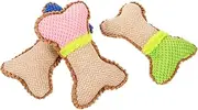 Outdoor Chew Toy 3pcs Dog Training Toy Squeaky Household Chew Decorative Bite for Puppies