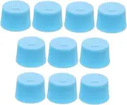 Mobestech 10 Pack Ac Valve Core Caps Leakproof Easy to Install Protect Car Air Conditioning System