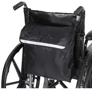 Wheelchair Bag Back Waterproof Oxford Wheelchair Bag Large Black Wheelchair Backpack Storage Bag