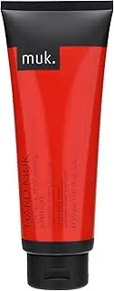 MUK. Hard muk Styling Volume Shampoo - Styling Foundation with Texture, Volumizing Shampoo for Fine Hair. Boosting Formula, Daily Use Shampoo for Limp, Difficult Hair. Colour Safe, 250ml