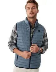 [Gazman] Lightweight Puffer Vest in Sea Green