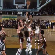 San Francisco Bill Cartwright in action shot vs Loyala Cover San F- Old Photo