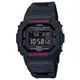 【CASIO】G-SHOCK 5600經典黑紅個性太陽能電波藍芽錶 (GW-B5600HR-1)正版宏崑公司貨