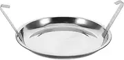 BRIGHTFUFU Commercial BBQ Ashtray Holder Carbon-Killed Barrel Grey Plate Grill Plate Ash Collector Stainless Steel