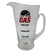 Hallmark Glass Pitcher Garage Hit the Gas Gears Cars