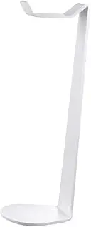 BESTYASH Headphone Stand Acrylic Desktop Hanger for Gaming Headsets Earphones Rack Stylish White Design Multi Functional Holder for Cords and Accessories