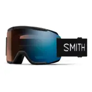 Smith Squad Snow Goggles, Black Frame, ChromaPop Pro Photochromic Blue Mirror Le