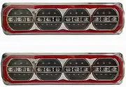 LEVANLIGHT 2Pcs 100LED Trailer Lights 3 LED Combination | Turn Signal Running Brake Reverse LED Trailer Lights| Waterproof IP68 Taillight For Trailer Light Kit Truck RV Camper UTV UTE Vans