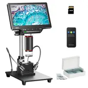 DM201 25MP HDMI Microscope 7" LCD Transmitted Light Coin Soldering Repair