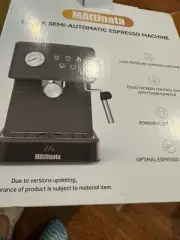 Espresso Machine, 20 Bar Espresso Maker with Milk Frother and Steamer (New)