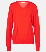 [The Row] The Row Haius wool jersey sweater AU 14 red