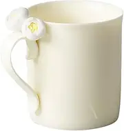 Water Cup Hardcover Coffee Cup Insulation Mugs with Large Handle for Tea Latte Clean Home Office Party Tea Cocoa and Microwave Safe Coffee Mug (Color : Yellow)