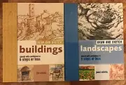 Draw And Sketch Books Lot Of 2
