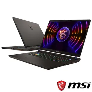 MSI微星 Vector GP78HX 13VI-488TW 240Hz 17吋電競筆電(i9-13980HX/64G/2T SSD/RTX4090-16G/Win11Pro)