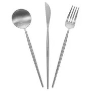Camping Cutlery Set Metal Portable Reusable Set Restaurant Kitchen