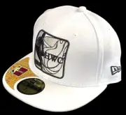 New Era Miami Heat HWC Hard Wood Classics NBA Fitted Basketball Hat Size 7 1/2