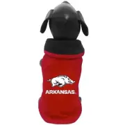 NCAA Arkansas Razorbacks All Weather Resistant Protective Dog Outerwear, XX-S...