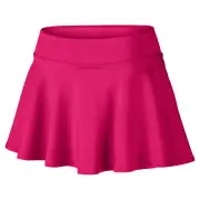NEW NIKE [L] Women's Baseline DRI-FIT Tennis/Golf Skort-Fuchsia Flux 728775-675