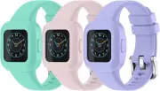 Sport Bands for Garmin Vivofit JR 3 Bands, 3 PACK Soft Silicone Watch Band