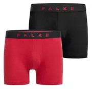 Falke Daily Comfort 2 Pack Boxer Brief - Black/Red Large