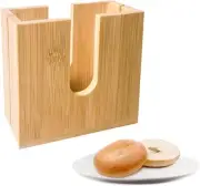 Wooden Bagel Slicer Bagel Cutter,Bagel slicer for Small and Large Bagels,Bage...