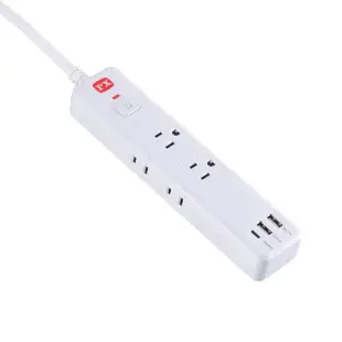 【PX 大通-】快充 Type C USB 電源延長線1開6插3孔1.2公尺1切6插座1.2m/4尺防火耐熱阻燃(PEC-316P4W)