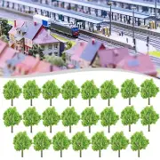Model Tree 20pcs Micro Landscape Park Scenery Plastic Scale Tree Seiko