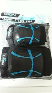 "NEW" SNAFU Ground Attack Pads Hard Shell Protection Knee Elbow BMX Bicycle