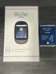 NEW SEALED BioTel Care Connected Blood Glucose Monitoring System w/ 100 Lancets