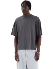 [KSCY] Gillette Heavy Crop Tee in Grey