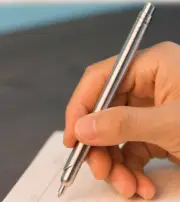 New Titanium Alloy Rotate Creative Ball Pen Office Signature Pen Outdoor Pocket