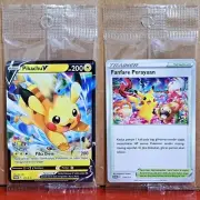 Pikachu V 377/S-P & Fanfare Perayaan 374/S-P Promo Set Pokemon Card Indonesia