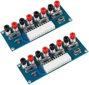ARCELI 2 Pieces 24 pin ATX benchtop Power Supply on-Board Computer ATX Power Supply Breakout Adapter Module 12 V 5 V 3.3 V