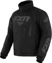 FXR Octane 2023 Snowmobile Jacket, black-grey, Size L for Men Black Grey