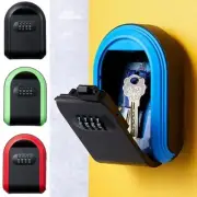 Wall Mount Combination Lock Key Safe Storage Box Outdoor Key Storage Secret Box