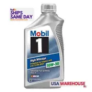Mobil 1 MOB103535-1, One 10W30 High Mileage Oil 1 Qt Performance Racing Parts