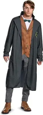 Newt Scamander Deluxe Fantastic Beasts 2 Fancy Dress Up Halloween Adult Costume