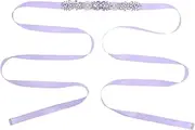 [TEMPNAP] Sparkly Crystal Decorative Accessory for Weddings Formal Events and Dressy Occasions Elegant Purple Design