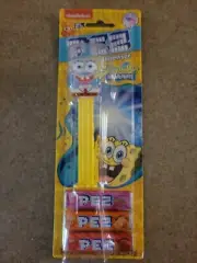 PEZ Dispenser & Candy 2020 SpongeBob SquarePants RARE GLITTER SPONGEBOB NIP