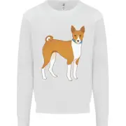 A Basenji Hunting Dog Kids Sweatshirt Jumper