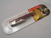 Corkscrew Wine Bottle Opener Cork Puller Red Waiter's Style New