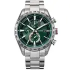 Citizen ATTESA AT8181-63W Eco-Drive Solar Analog Titanium Men Watch Green