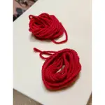 全新台灣製 紅紗線 紗線 紅線繩 紅紗球 紅線 棉線 紅棉線 200公分