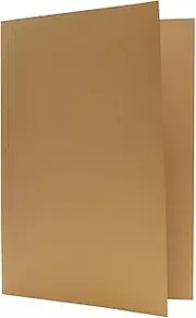 Legal Filing - Ref 714111 1/2 Overlap File, Box of 100, Made from 315gsm Strong Heavy Weight Recycled Manilla, Holds A4 & Foolscap Documents, 35 x 24 cm, Buff