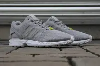 在飛比找Yahoo!奇摩拍賣優惠-9527 ADIDAS ZX FLUX 編織 灰白 WEST