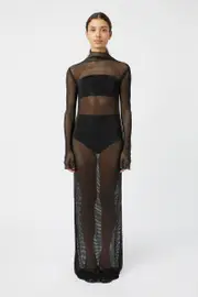 Lunette Maxi Dress in Black - CAMILLA AND MARC® C&M