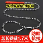 PET DOG LEASH IRON CHAIN TEDDY GOLDEN RETRIEVER DO寵物狗狗牽引繩鐵鏈子