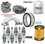 Tune Up Kit Filters Cap Wire Plugs For CHEVY K10 L6 4.1L;3" High;Power Brakes 78